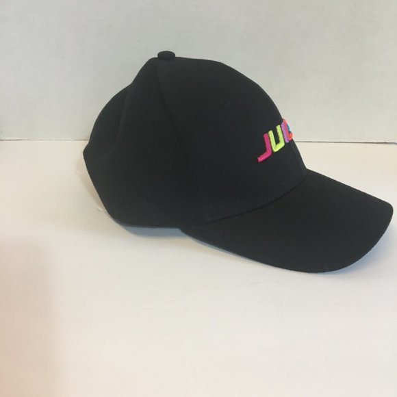 Juicy Couture Baseball Cap Colorful Embroidered Spellout Rainbow Logo Retro Y2K - Picture 3 of 7